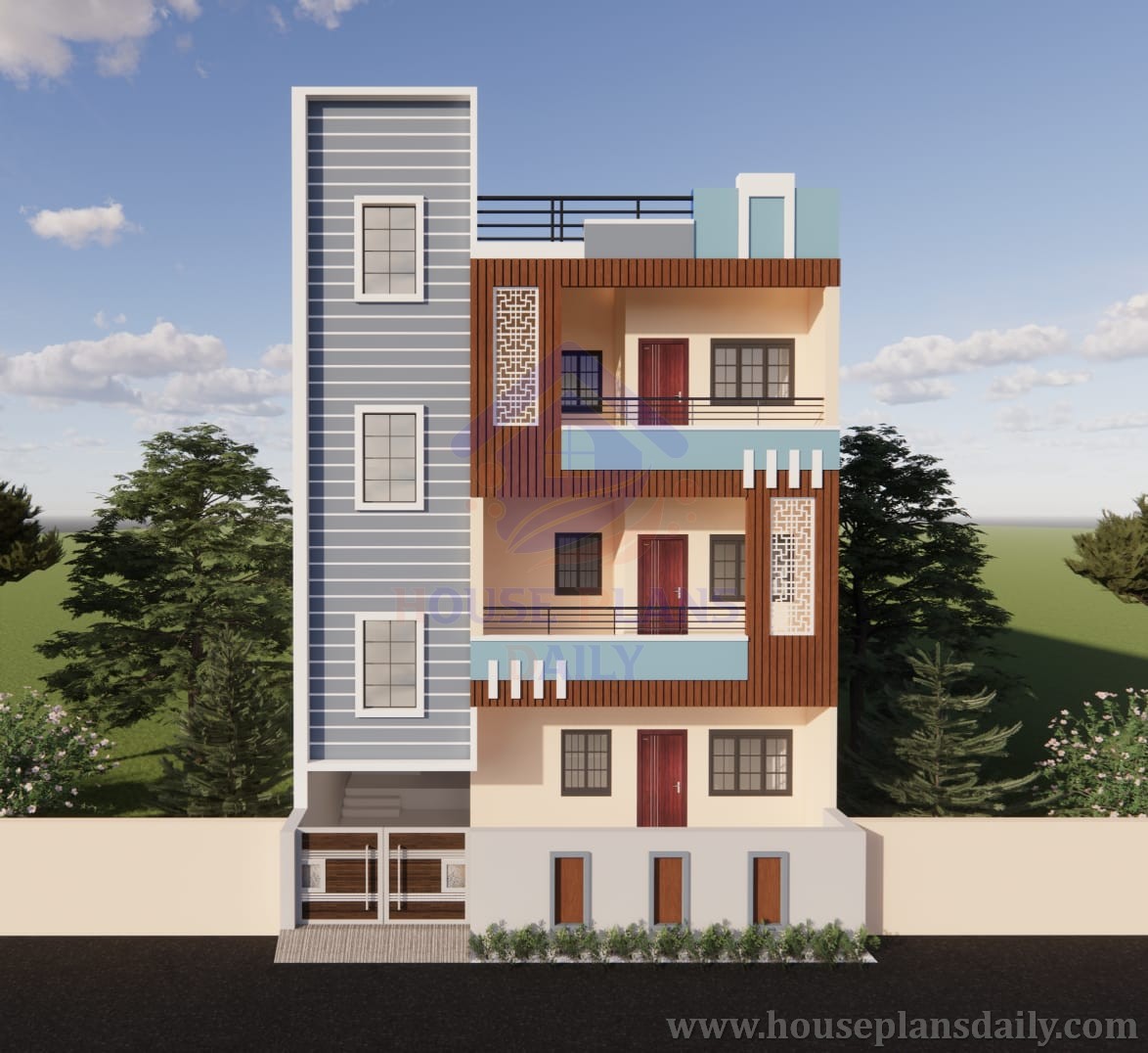 House Plan Vastu East Facing with Elevation Design | 3 bhk Home Plan ...