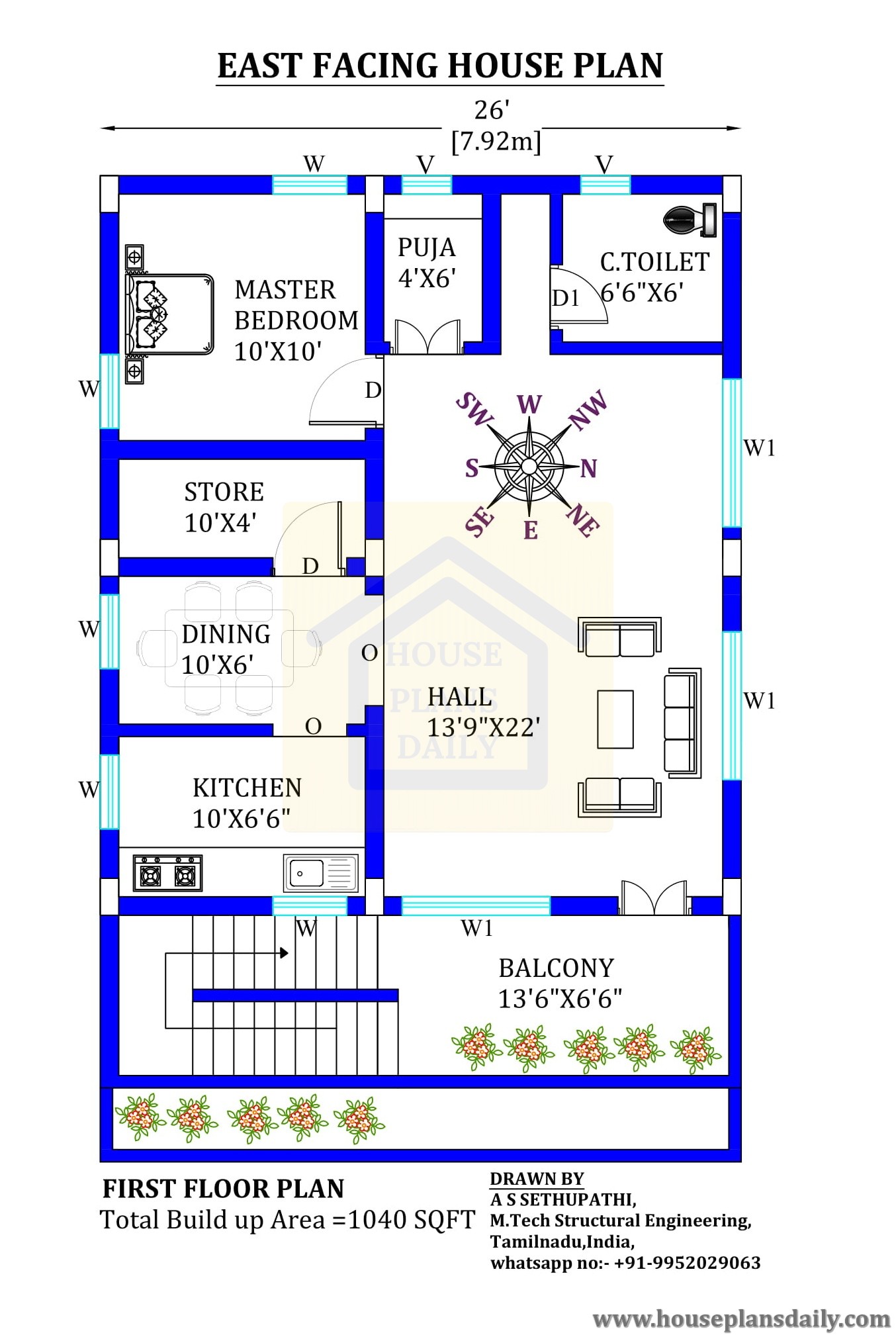 26x40-east-face-house-plan-as-per-vastu-house-plans-daily