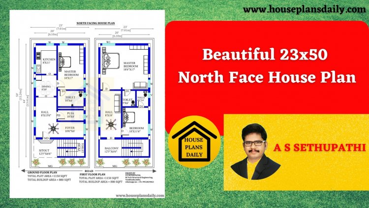 23x50 North Face House Plan