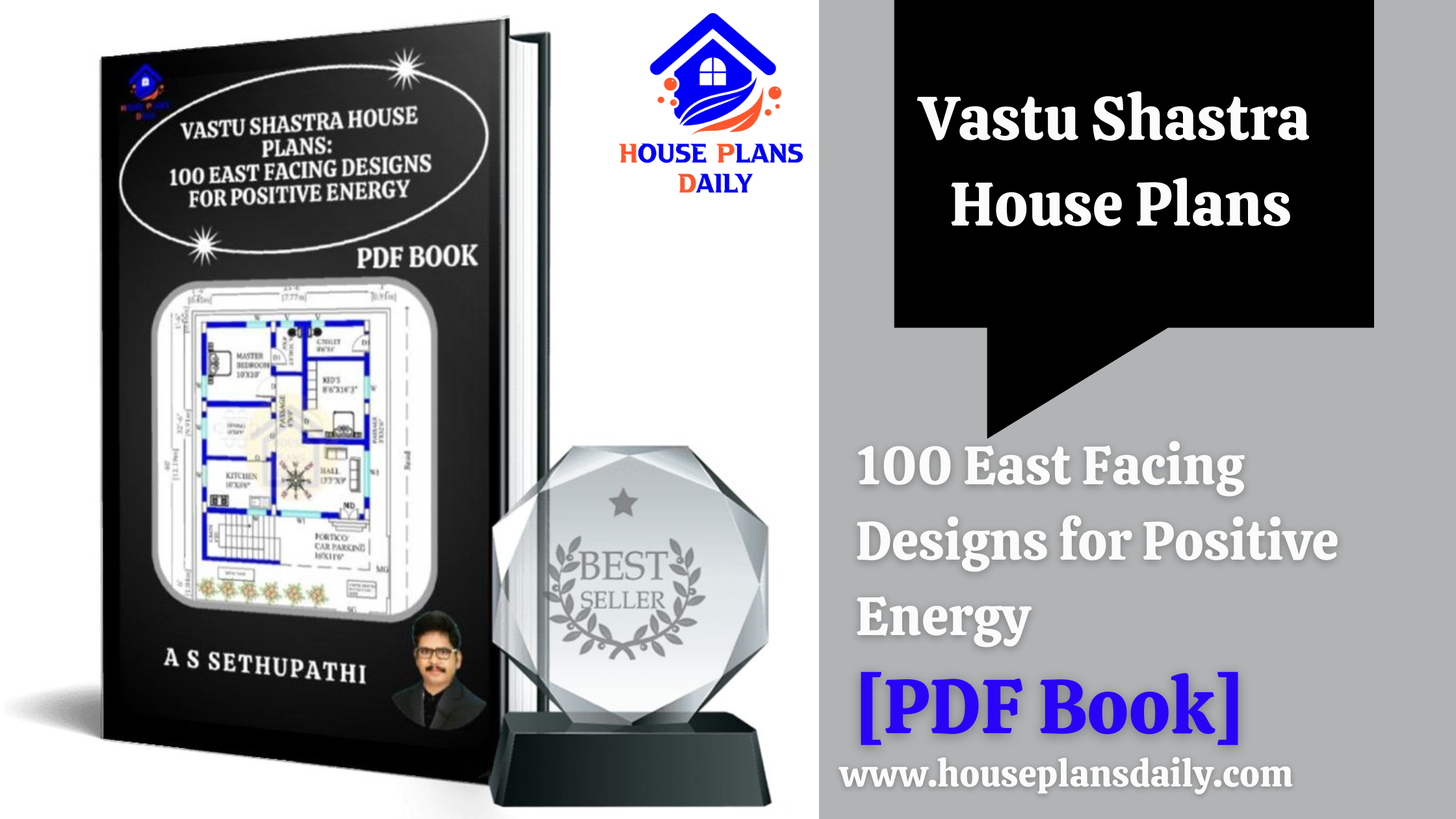 Vastu Shastra House Plans:100 East Facing Designs for Positive Energy |PDF Book