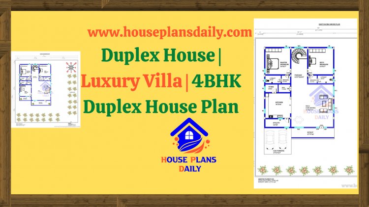 Duplex House | Luxury Villa | 4BHK Duplex House Plan